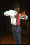 Lonnie McNeil performing "The Viper's Drag" in a scene from the Broadway production of the musical "Ain't Misbehavin'." (New York)
