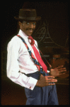 Lonnie McNeil performing "The Viper's Drag" in a scene from the Broadway production of the musical "Ain't Misbehavin'." (New York)