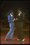 L-R) Lonnie McNeil and Ken Prymus performing "Ladies Who Sing With The Band" in a scene from the Broadway production of the musical "Ain't Misbehavin'." (New York)
