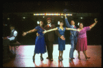 L-R) L. Bowers, K. Prymus, A. Lenox, L. McNeil and R. Ryan in a scene from the Broadway production of the musical "Ain't Misbehavin'." (New York)