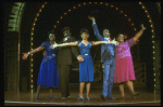 L-R) L. Bowers, K. Prymus, A. Lenox, L. McNeil and R. Ryan in a scene from the Broadway production of the musical "Ain't Misbehavin'." (New York)