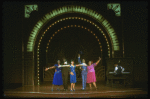 L-R) L. Bowers, K. Prymus, A. Lenox, L. McNeil and R. Ryan in a scene from the Broadway production of the musical "Ain't Misbehavin'." (New York)
