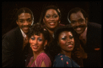 L-R) L. McNeil, A. Lenox, R. Ryan, L. Bowers and K. Prymus in a scene from the Broadway production of the musical "Ain't Misbehavin'." (New York)