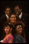 L-R) L. McNeil, A. Lenox, R. Ryan, L. Bowers and K. Prymus in a scene from the Broadway production of the musical "Ain't Misbehavin'." (New York)