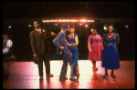 L-R) K. Prymus, L. McNeil, A. Lenox, R. Ryan, L. Bowers in a scene from the Broadway production of the musical "Ain't Misbehavin'." (New York)