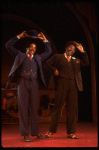 L-R) Alan Weeks and Ken Prymus performing "Fat And Greasy" in a scene from the Broadway production of the musical "Ain't Misbehavin'." (New York)