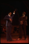 L-R) Alan Weeks and Ken Prymus performing "Fat And Greasy" in a scene from the Broadway production of the musical "Ain't Misbehavin'." (New York)