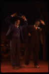 L-R) Alan Weeks and Ken Prymus performing "Fat And Greasy" in a scene from the Broadway production of the musical "Ain't Misbehavin'." (New York)