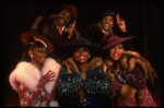 L-R) A. Lenox, K. Prymus, L. Bowers, A. Weeks and R. Ryan in a scene from the Broadway production of the musical "Ain't Misbehavin'." (New York)