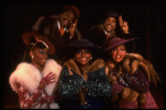 L-R) A. Lenox, K. Prymus, L. Bowers, A. Weeks and R. Ryan in a scene from the Broadway production of the musical "Ain't Misbehavin'." (New York)