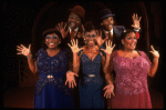 L-R) L. Bowers. K. Prymus, A. Lenox, A. Weeks and R. Ryan in a scene from the Broadway production of the musical "Ain't Misbehavin'." (New York)