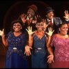 L-R) L. Bowers. K. Prymus, A. Lenox, A. Weeks and R. Ryan in a scene from the Broadway production of the musical "Ain't Misbehavin'." (New York)