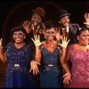 L-R) L. Bowers. K. Prymus, A. Lenox, A. Weeks and R. Ryan in a scene from the Broadway production of the musical "Ain't Misbehavin'." (New York)