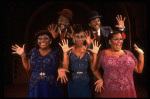 L-R) L. Bowers. K. Prymus, A. Lenox, A. Weeks and R. Ryan in a scene from the Broadway production of the musical "Ain't Misbehavin'." (New York)