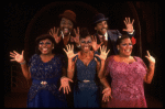 L-R) L. Bowers. K. Prymus, A. Lenox, A. Weeks and R. Ryan in a scene from the Broadway production of the musical "Ain't Misbehavin'." (New York)