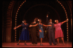 L-R) L. Bowers. K. Prymus, A. Lenox, A. Weeks and R. Ryan in a scene from the Broadway production of the musical "Ain't Misbehavin'." (New York)