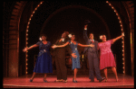 L-R) L. Bowers. K. Prymus, A. Lenox, A. Weeks and R. Ryan in a scene from the Broadway production of the musical "Ain't Misbehavin'." (New York)
