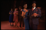 L-R) L. Bowers, R. Ryan, K. Prymus, A. Lenox and A. Weeks in a scene from the Broadway production of the musical "Ain't Misbehavin'." (New York)