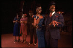 L-R) L. Bowers, R. Ryan, K. Prymus, A. Lenox and A. Weeks in a scene from the Broadway production of the musical "Ain't Misbehavin'." (New York)