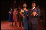 L-R) L. Bowers, R. Ryan, K. Prymus, A. Lenox and A. Weeks in a scene from the Broadway production of the musical "Ain't Misbehavin'." (New York)