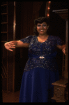 Loretta Bowers performing "Squeeze Me" in a scene from the Broadway production of the musical "Ain't Misbehavin'." (New York)
