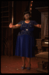 Loretta Bowers performing "Squeeze Me" in a scene from the Broadway production of the musical "Ain't Misbehavin'." (New York)
