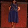 Loretta Bowers performing "Squeeze Me" in a scene from the Broadway production of the musical "Ain't Misbehavin'." (New York)