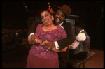 Roz Ryan and Ken Prymus performing "Honeysuckle Rose" in a scene from the Broadway production of the musical "Ain't Misbehavin'." (New York)