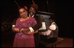 Roz Ryan and Ken Prymus performing "Honeysuckle Rose" in a scene from the Broadway production of the musical "Ain't Misbehavin'." (New York)