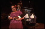 Roz Ryan and Ken Prymus performing "Honeysuckle Rose" in a scene from the Broadway production of the musical "Ain't Misbehavin'." (New York)