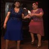 R-L) Roz Ryan and Loretta Bowers in a scene from the Broadway production of the musical "Ain't Misbehavin'." (New York)