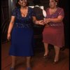 R-L) Roz Ryan and Loretta Bowers in a scene from the Broadway production of the musical "Ain't Misbehavin'." (New York)