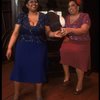 R-L) Roz Ryan and Loretta Bowers in a scene from the Broadway production of the musical "Ain't Misbehavin'." (New York)