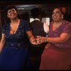 R-L) Roz Ryan and Loretta Bowers in a scene from the Broadway production of the musical "Ain't Misbehavin'." (New York)