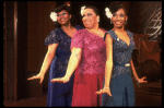 L-R) Loretta Bowers, Roz Ryan and Adriane Lenox in a scene from the Broadway production of the musical "Ain't Misbehavin'." (New York)