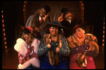 L-R) A. Lenox, K. Prymus, L. Bowers, A. Weeks and R. Ryan in a scene from the Broadway production of the musical "Ain't Misbehavin'." (New York)