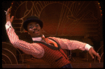 Lonnie McNeil performing "The Viper's Drag" in a scene from the touring production of the musical "Ain't Misbehavin'." (Kansas City)
