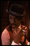 Lonnie McNeil performing "The Viper's Drag" in a scene from the touring production of the musical "Ain't Misbehavin'." (Kansas City)