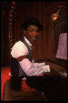 Musical director Shelton L. Becton at the piano in a scene from the touring production of the musical "Ain't Misbehavin'." (Kansas City)