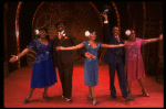 L-R) C. Annette, E. Bell, Ms. Heaven, L. McNeil and Y. Kersey in a scene from the touring production of the musical "Ain't Misbehavin'." (Kansas City)