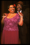 [Roz Ryan and Ken Prymus] in a scene from the Broadway production of the musical "Ain't Misbehavin'." (New York)