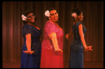 L-R) Loretta Bowers, Roz Ryan and Adriane Lenox in a scene from the Broadway production of the musical "Ain't Misbehavin'." (New York)