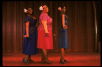 L-R) Loretta Bowers, Roz Ryan and Adriane Lenox in a scene from the Broadway production of the musical "Ain't Misbehavin'." (New York)
