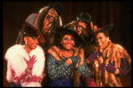 L-R) A. Lenox, K. Prymus, L. Bowers, L. McNeil and R. Ryan in a scene from the Broadway production of the musical "Ain't Misbehavin'." (New York)