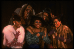 L-R) A. Lenox, K. Prymus, L. Bowers, L. McNeil and R. Ryan in a scene from the Broadway production of the musical "Ain't Misbehavin'." (New York)