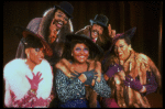 L-R) A. Lenox, K. Prymus, L. Bowers, L. McNeil and R. Ryan in a scene from the Broadway production of the musical "Ain't Misbehavin'." (New York)