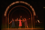 L-R) L. Bowers, K. Prymus, A. Lenox, L. McNeil and R. Ryan in a scene from the Broadway production of the musical "Ain't Misbehavin'." (New York)
