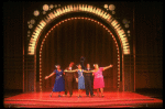 L-R) L. Bowers, K. Prymus, A. Lenox, L. McNeil and R. Ryan in a scene from the Broadway production of the musical "Ain't Misbehavin'." (New York)