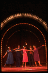 L-R) L. Bowers, K. Prymus, A. Lenox, L. McNeil and R. Ryan in a scene from the Broadway production of the musical "Ain't Misbehavin'." (New York)