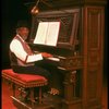 Musical director Luther Henderson at the piano in a scene from the Broadway revival of the musical "Ain't Misbehavin'." (New York)